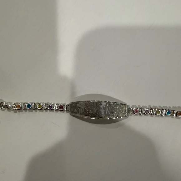 Sterling silver .925 Frozen bracelet for kids - Picture 1 of 5